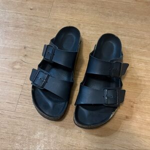 Birkenstock Arizona leather sandal - black